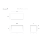 BOK DINING TABLE - RECTANGULAR E 63'' x 31.5'' by Ethnicraft