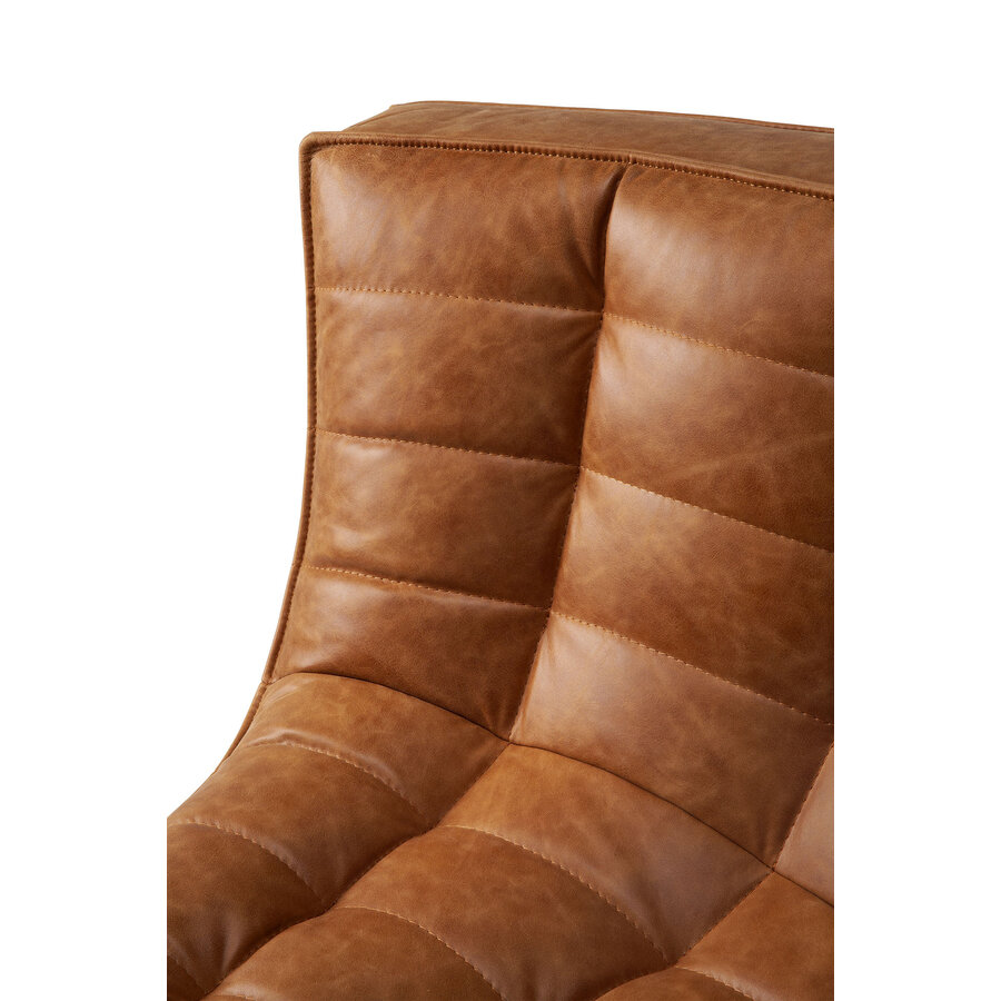 Canapé N701 en cuir Old Saddle - module d'angle par Ethnicraft