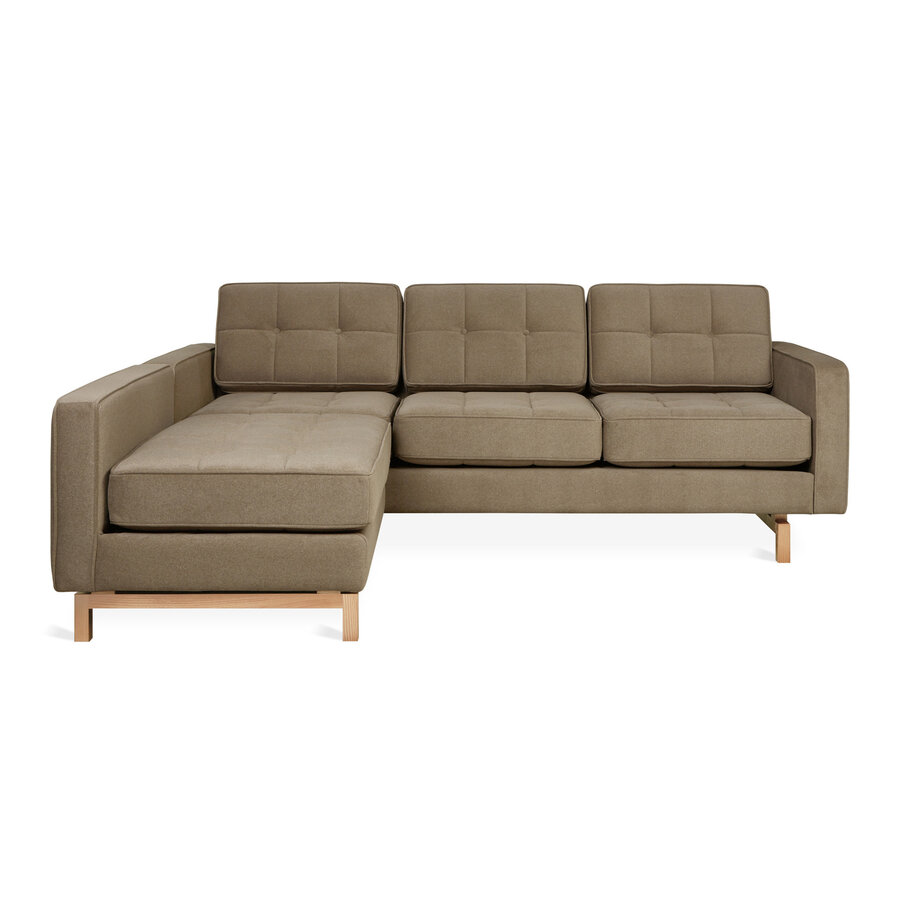 Jane 2 bi-sectional loft size and natural base by Gus* Modern