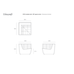 Canapé N701 en cuir Old Saddle - module de coin par Ethnicraft