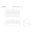 N701 Sofa - 3 Seater by Ethnicraft