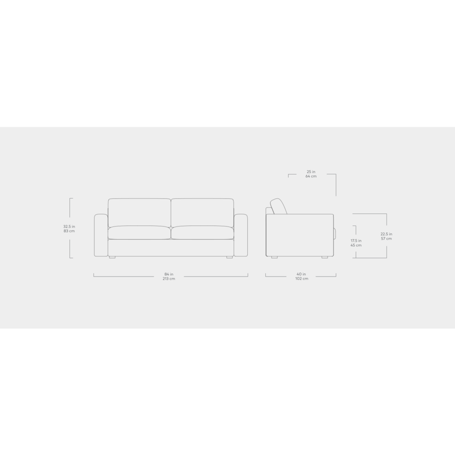 CANAPÉ ASHDALE par Gus* Modern