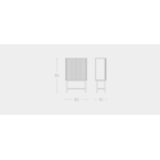 LEDGER TALL CABINET by Gus* Modern