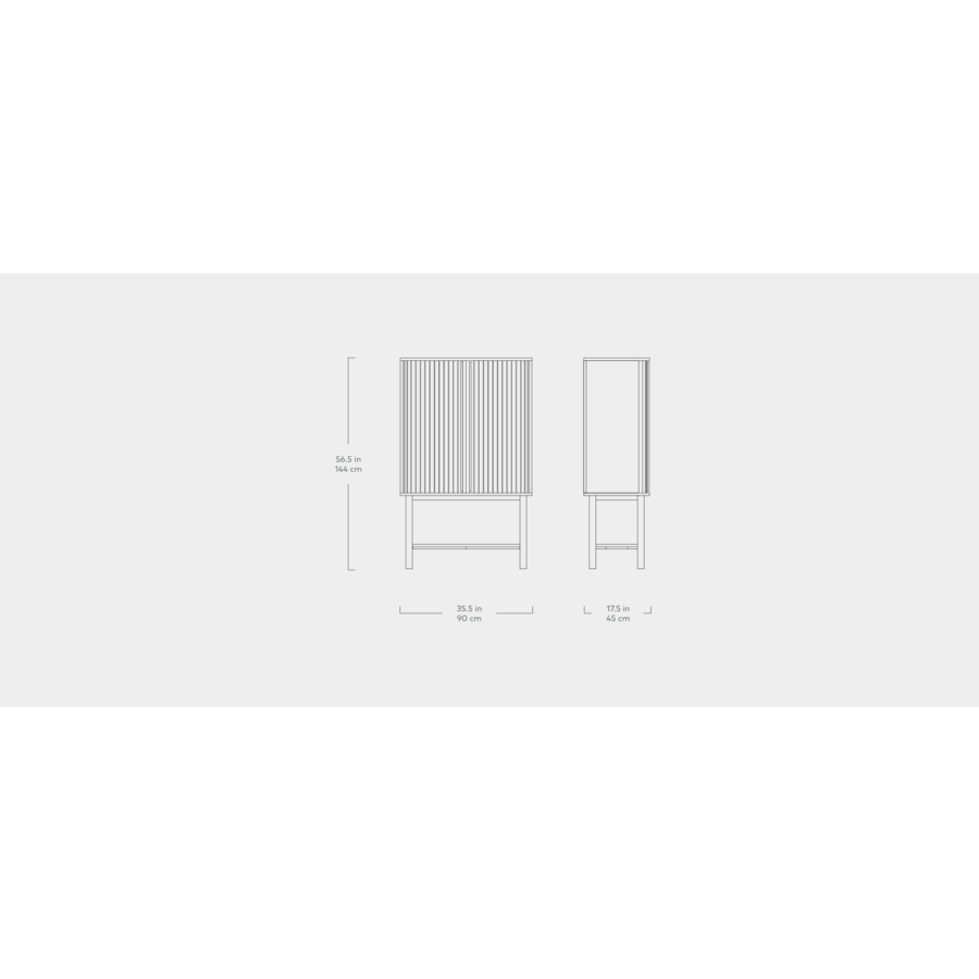 LEDGER TALL CABINET by Gus* Modern