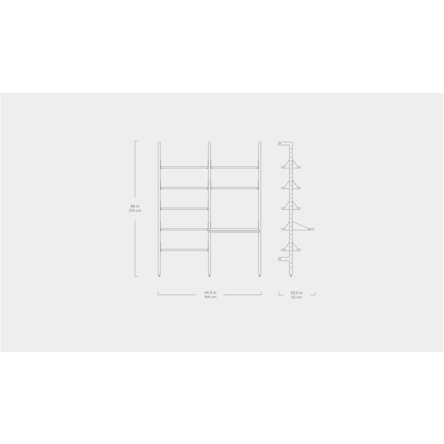 BRANCH 2 - ÉTAGÈRE/BUREAU par Gus* Modern