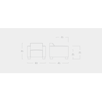 Cabot leather armchair by Gus* Modern