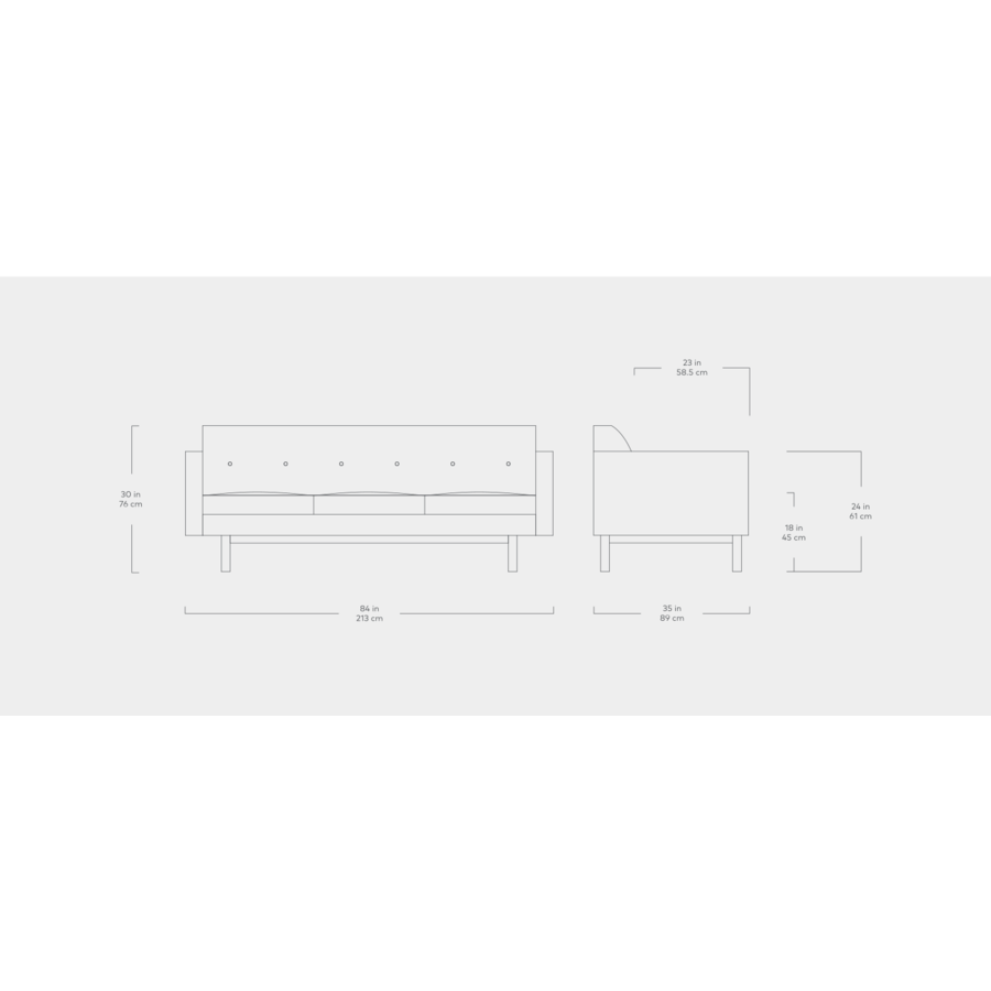 Embassy leather sofa by Gus* Modern