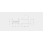 Embassy leather armchair by Gus* Modern