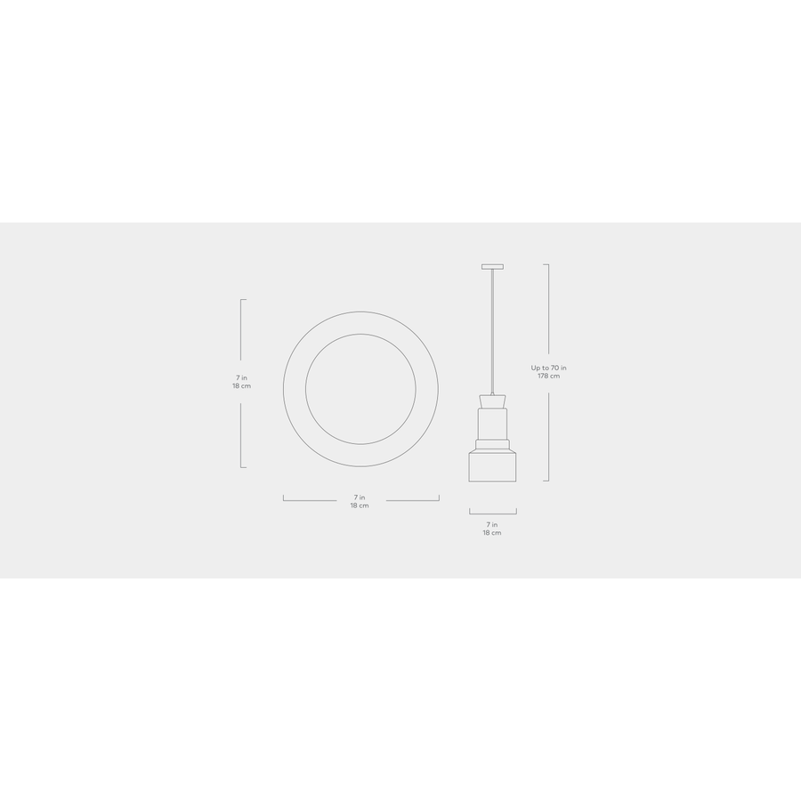 LUMINAIRE SUSPENDUE BUOY - PETITE par Gus* Modern