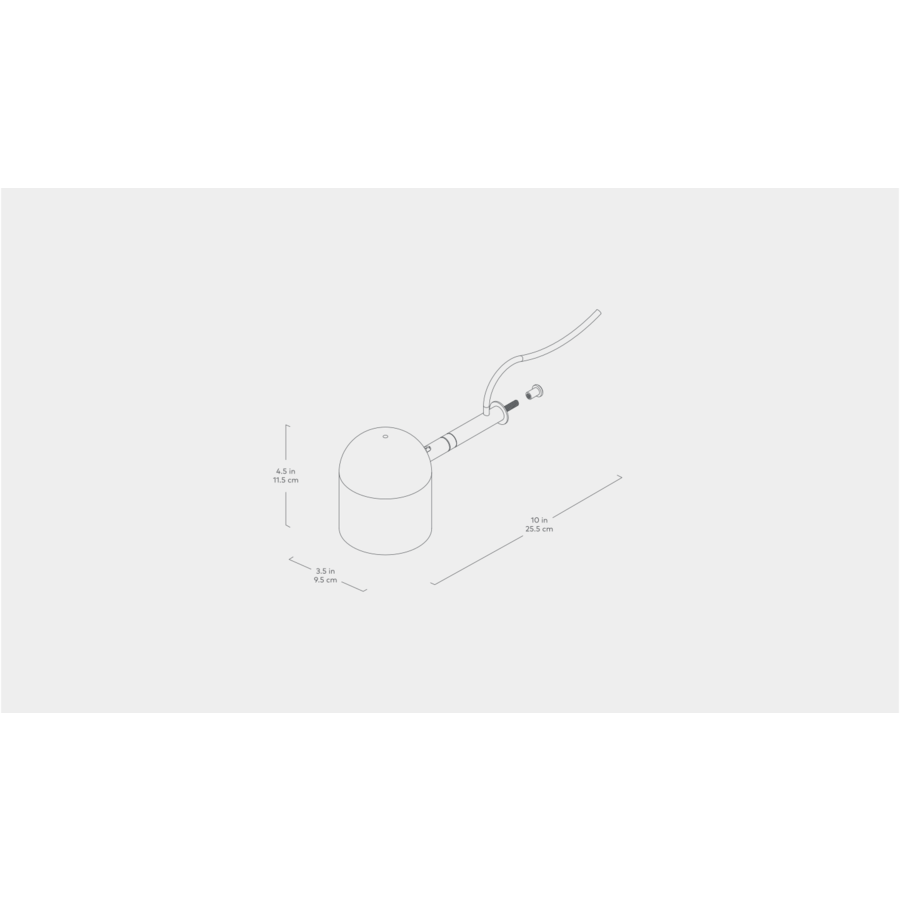 LAMPE POUR ÉTAGÈRE BRANCH BLANCHE