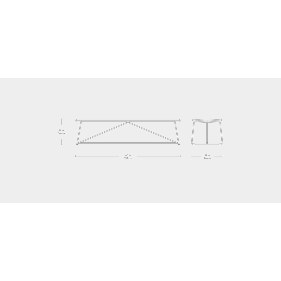 AERO BENCH NATURAL by Gus* Modern