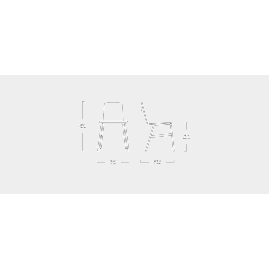 CHAISE LECTURE NOYER par Gus* Modern