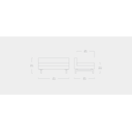 JANE 2 LOUNGE NATURAL by Gus* Modern