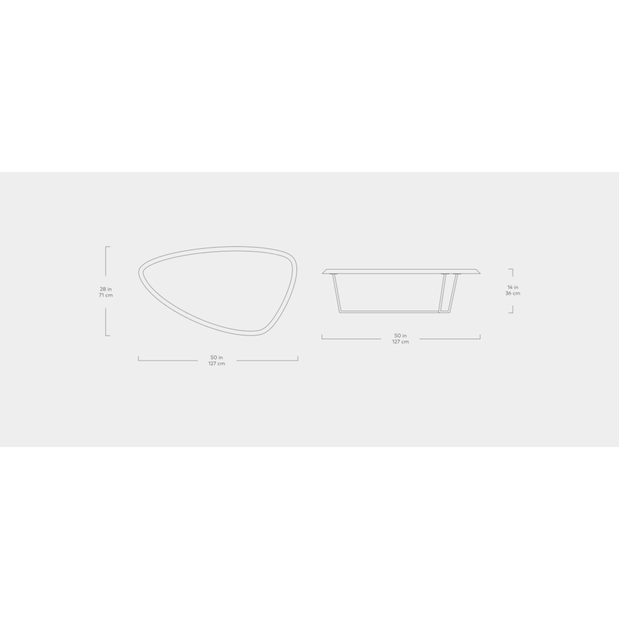 HULL COFFEE TABLE by Gus* Modern