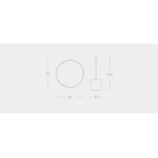 MILTON PENDANT LAMP Large by Gus* Modern