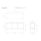 BUFFET PI 68.5'' par Ethnicraft