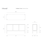 BUFFET PI 68.5'' par Ethnicraft