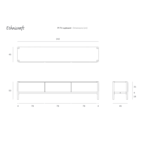 MEUBLE TV PI  95'' par Ethnicraft