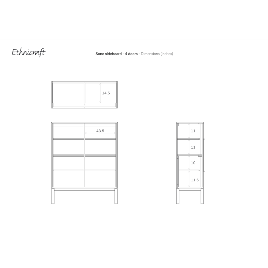 SONO CUPBOARD by Ethnicraft