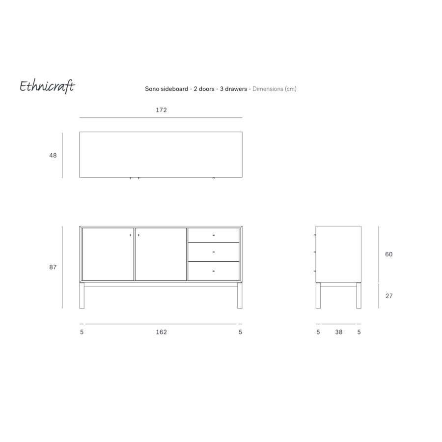SONO SIDEBOARD 68'' by Ethnicraft