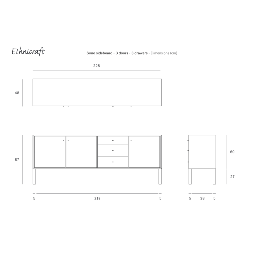 SONO SIBOARD 90'' by Ethnicraft