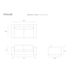 CANAPÉ MELLOW 2.5 SEATER by Ethnicraft