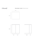 TABLE D'APPOINT TRIPTIC par Ethnicraft