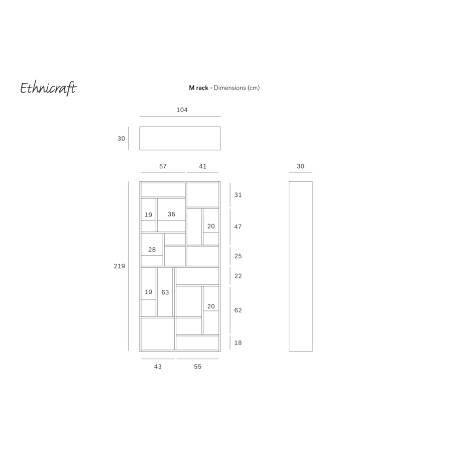 ÉTAGÈRE M by Ethnicraft