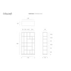 STUDIO RACK - VARNISHED TEAK - BLACK by Ethnicraft