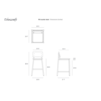 TABOURET COMPTOIR N3 - CHÊNE par Ethnicraft