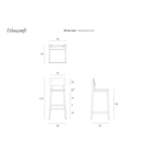 N4 BAR STOOL - VARNISHED OAK by Ethnicraft