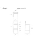 N4 BAR STOOL - VARNISHED OAK by Ethnicraft