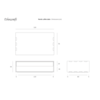 TABLE À CAFÉ NORDIC - CHÊNE - 1 TIROIR - RECTANGULAIRE par Ethnicraft