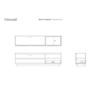 WAVE TV CUPBOARD  83'' by Ethnicraft