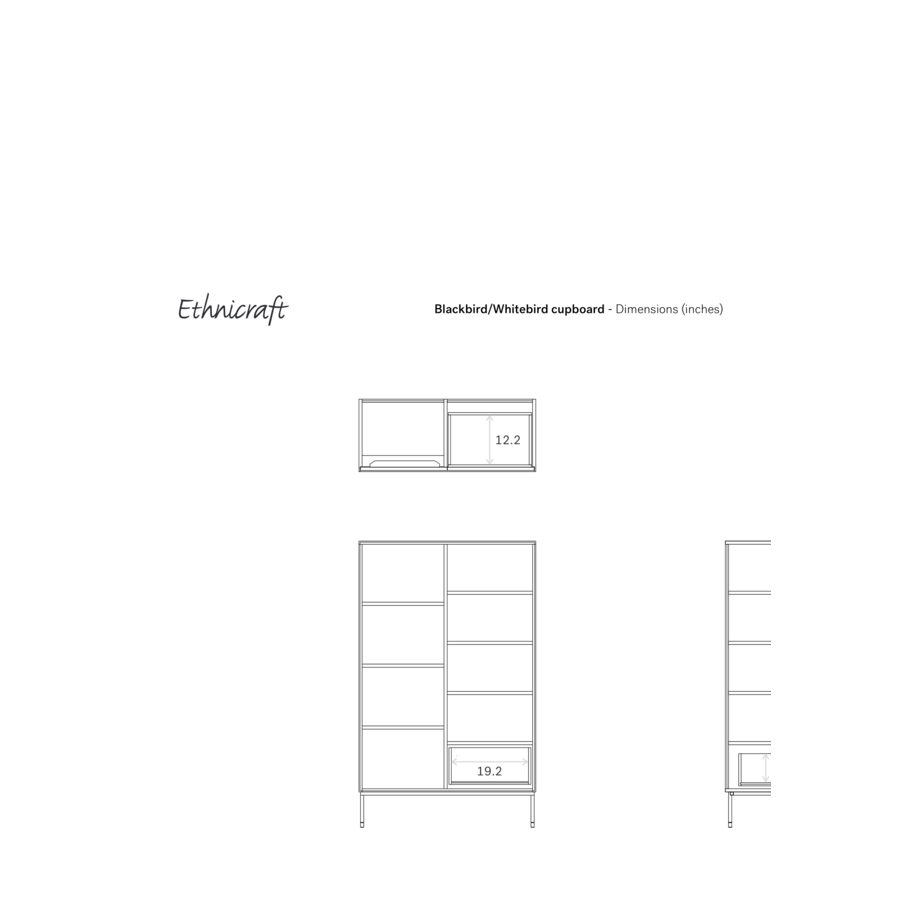 BLACKBIRD CUPBOARD by Ethnicraft