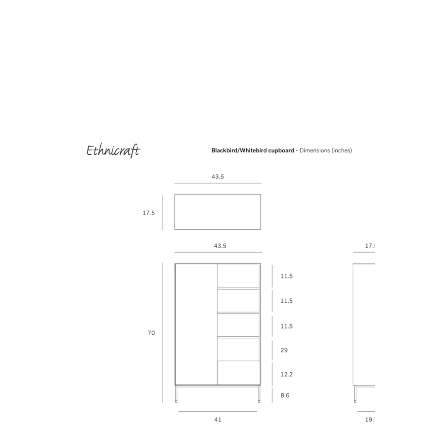 WHITEBIRD CUPBOARD by Ethnicraft