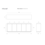 SHADOW  SIDEBOARD 98.5'' by Ethnicraft