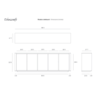 BUFFET SHADOW 98.5'' par Ethnicraft