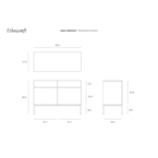 LIGNA SIDEBOARD 43.5'' by Ethnicraft