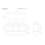 LIGNA SIDEBOARD 65'' by Ethnicraft