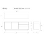 WAVE SIDEBOARD 80'' by Ethnicraft