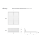 SPINDLE BED - KING by Ethnicraft