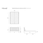 LIT SPINDLE - QUEEN par Ethnicraft