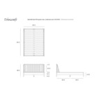 SPINDLE BED - QUEEN by Ethnicraft