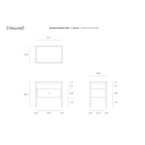 SPINDLE BEDSIDE TABLE by Ethnicraft