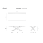 MIKADO DINING TABLE  110'' x 43.5'' - OAK - RECTANGULAR by Ethnicraft