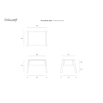 TABLE DE CHEVET AIR - CHÊNE - 1 TIROIR par Ethnicraft