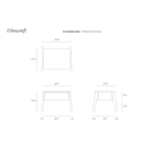 TABLE DE CHEVET AIR - CHÊNE - 1 TIROIR par Ethnicraft