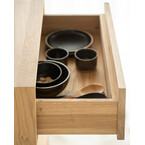 TABLE DE CHEVET MURALE NORDIC II - CHÊNE - 1 TIROIR par Ethnicraft