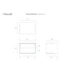 TABLE DE CHEVET NORDIC II - CHÊNE - 1 TIROIR par Ethnicraft